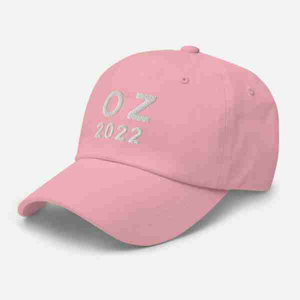Oz For US Senate Dad Hat_Pink Left