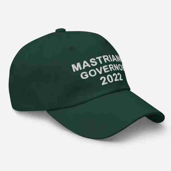 MASTRIANO For GOVERNOR Dad Hat_Green Right
