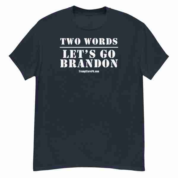 Two Words Tee_Navy