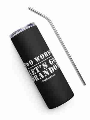 Two Words Stainless Steel Tumbler_Front