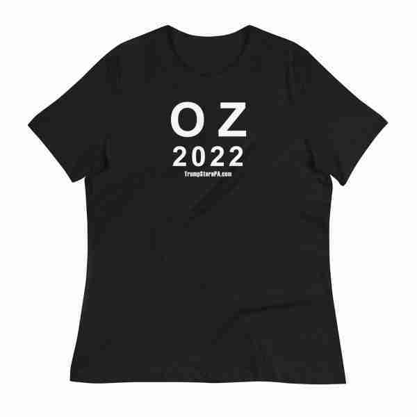 Oz For US Senate Ladies Tee_Black