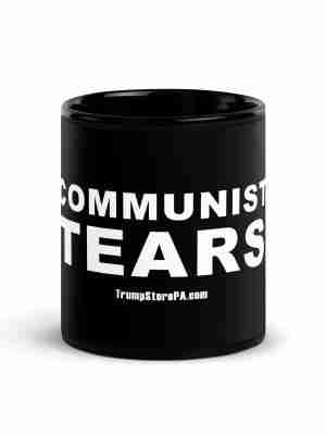 Commie Tears Black Glossy Mug
