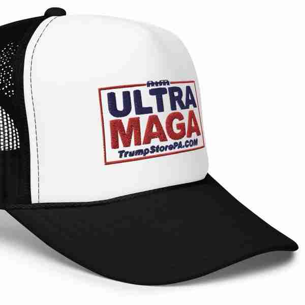 Ultra MAGA Foam Trucker Hat_Black Side