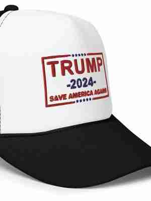 Trump 2024 Save America Again Foam Trucker Hat