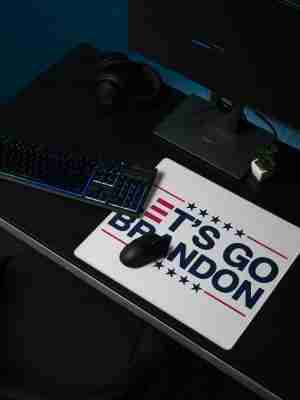 Lets Go Brandon Gaming Mouse Pad