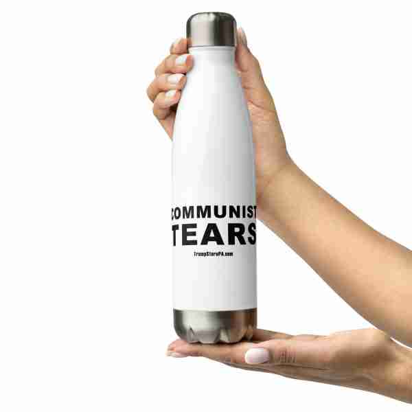 Commie Tears Stainless Steel Water Bottle_Front