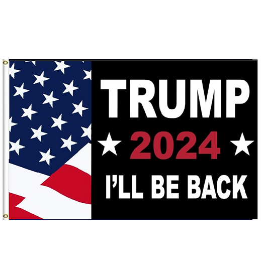 Trump 2024 Ill Be Back Banner