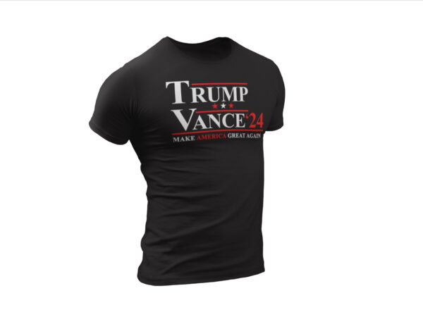 Trump Vance Black Tee