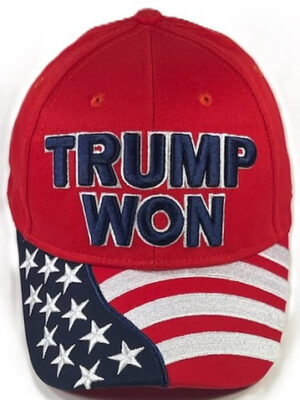 Trump Won Ball Cap Red