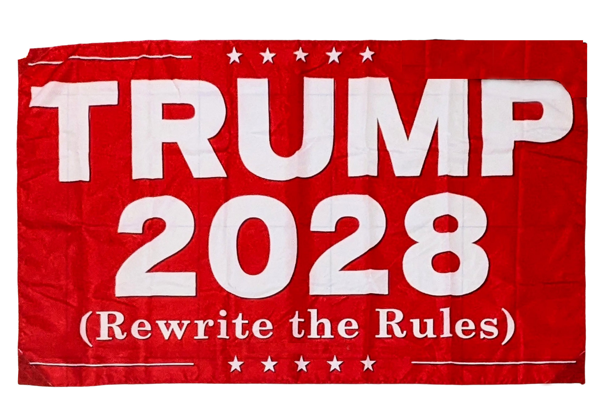 Trump 2028 Flag Red
