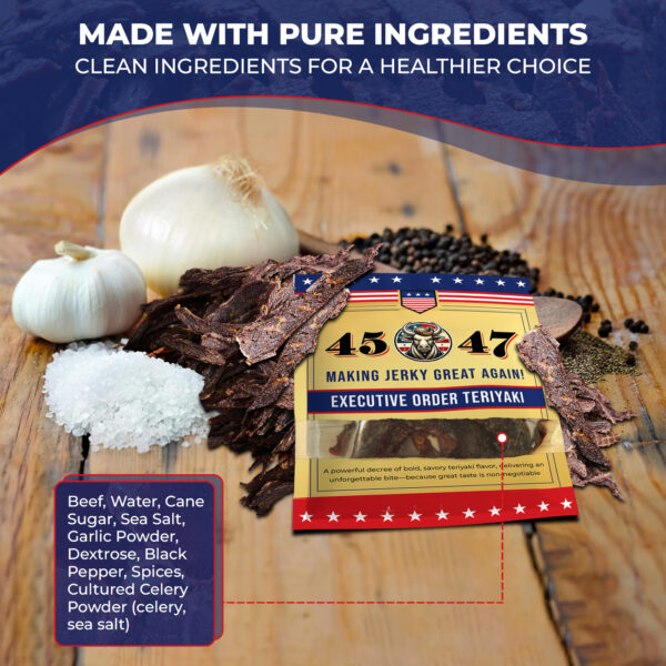 45-47 Executive Order Teriyaki Beef Jerky - Image 2