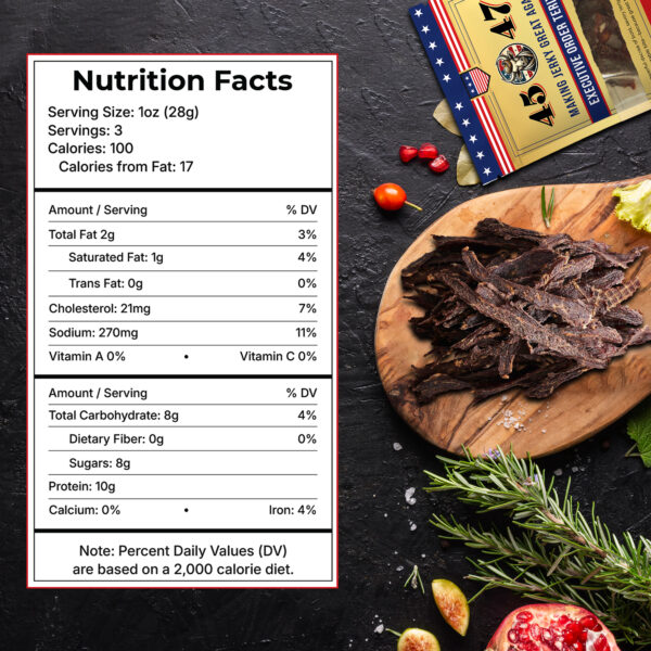 45-47 Executive Order Teriyaki Beef Jerky - Image 3