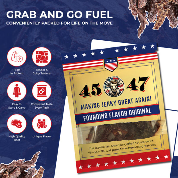45-47 Founding Flavor Original Beef Jerky - Image 2