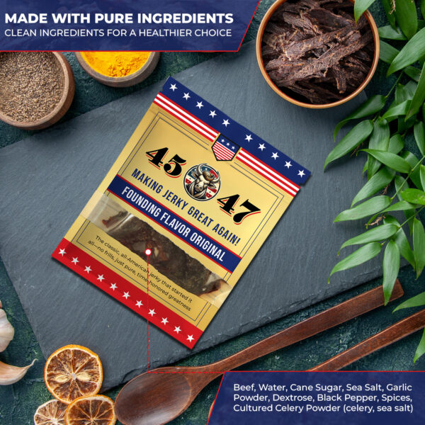 45-47 Founding Flavor Original Beef Jerky - Image 7