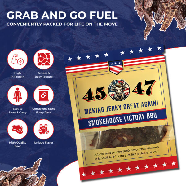 45-47 Smokehouse Victory BBQ Beef Jerky - Image 6