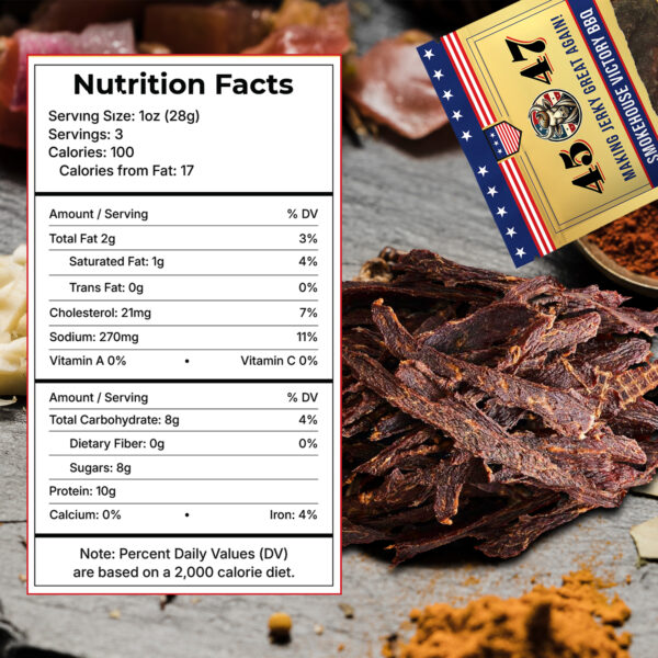 45-47 Smokehouse Victory BBQ Beef Jerky - Image 3